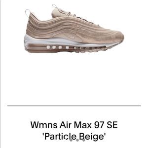 Women’s air max 97 particle beige size 8